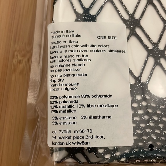 Free People Chainmail Shimmer Tights - Picture 4 of 6